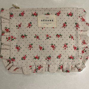 Sezane Flowered Pouch